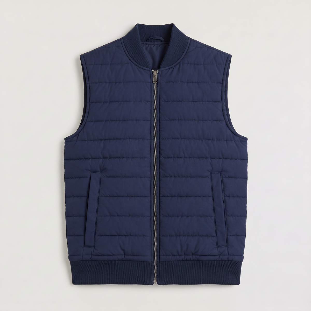 Men's Lightweight Quilted Bodywarmer – Full Zip Vest