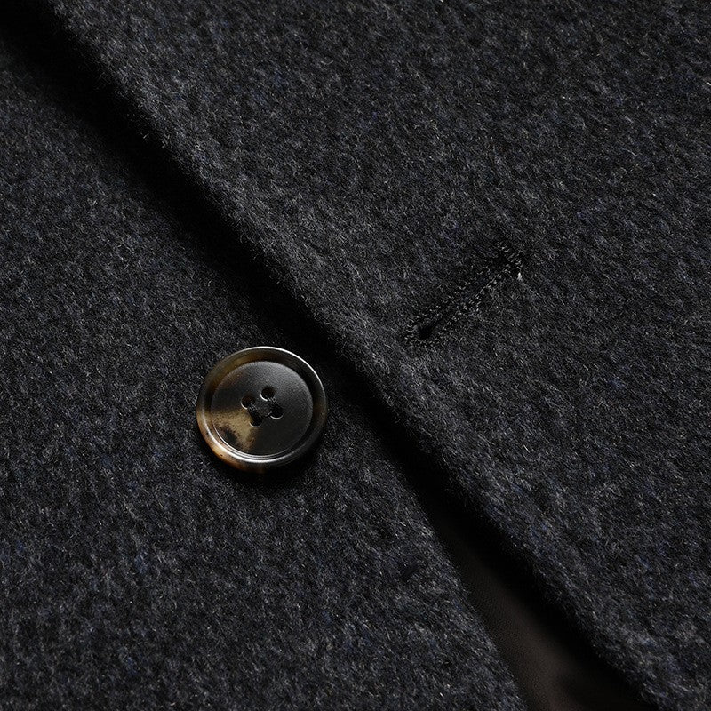 Men's Wool-Blend Single-Breasted Coat